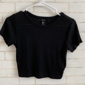 🔸7 for $27🔸 Forever 21 Ribbed Crop Top
